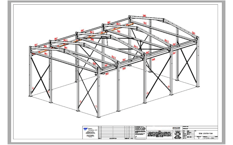 Matrex 2D CAD Drawings